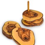 Natural Coaster with Stand