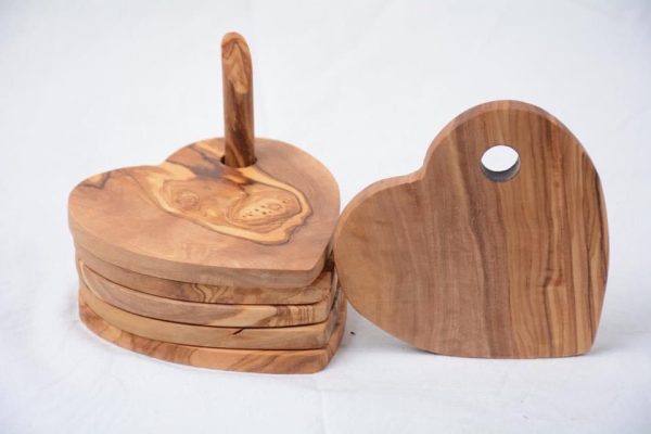 Coaster Heart with Stand