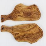 RUSTIC  STEAK BOARD WITH JUICE GROOVE & HANDLE