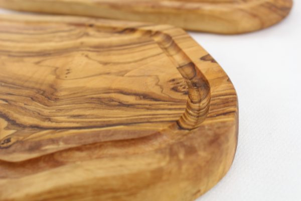 Rustic Steak Board with Juice Groove & Handle